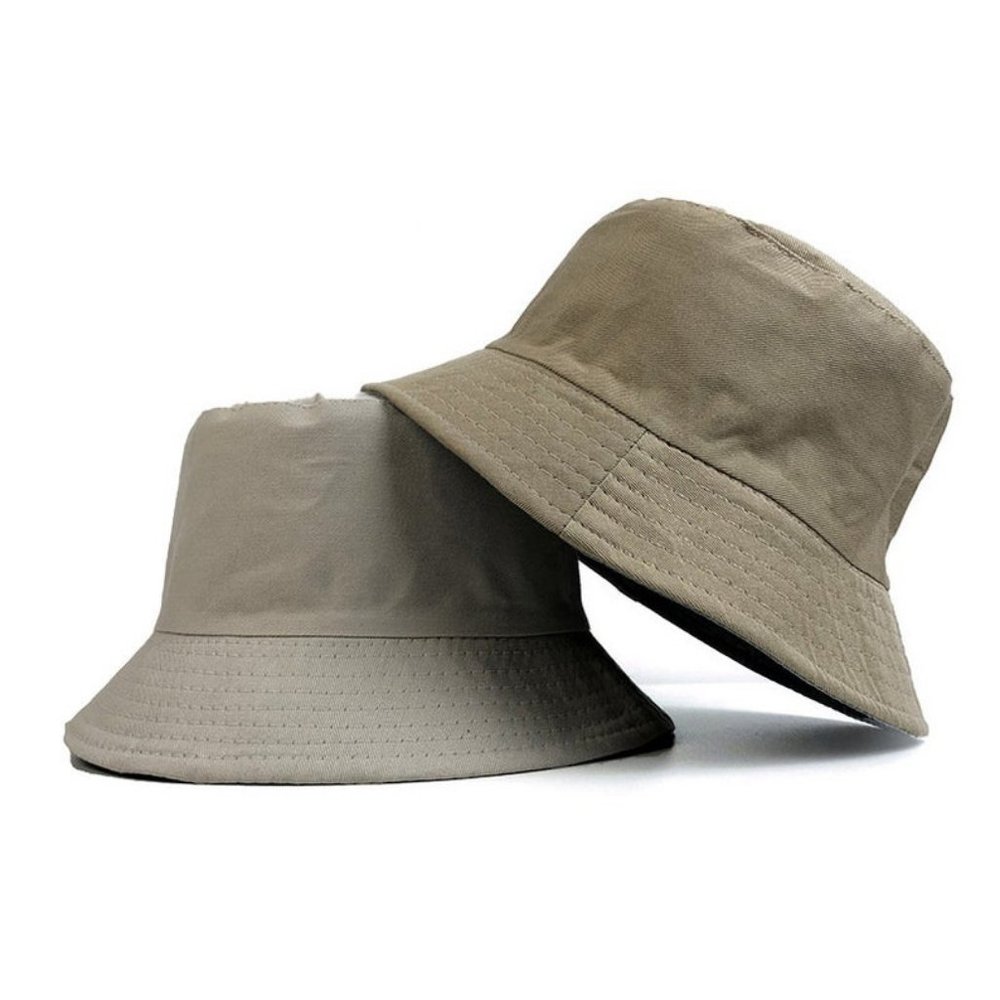 100% Cotton Bucket Hat | Adjustable Solid Color Unisex Hat | Bucket Hat for Boy